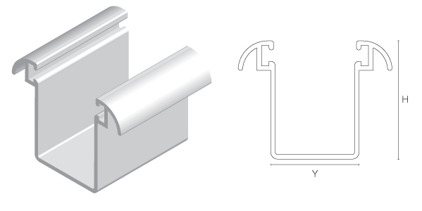 Calha Embutir 19x26 mm